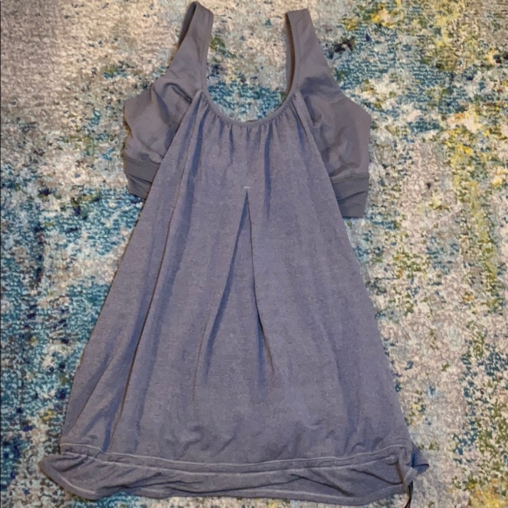 Lululemon tank with built in bra